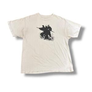 White Yojimbo Sumarai Duel Tee